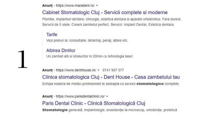 google serp anunturi