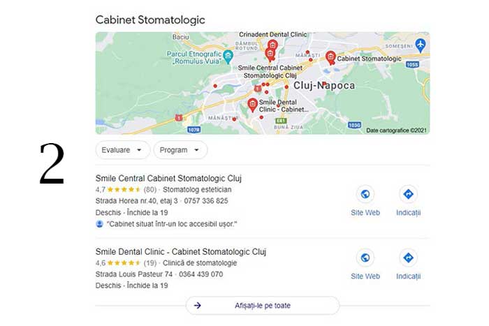 google serp gmb