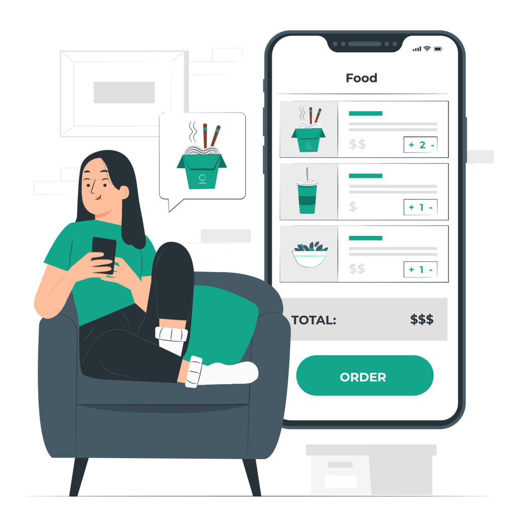 sistem online restaurant